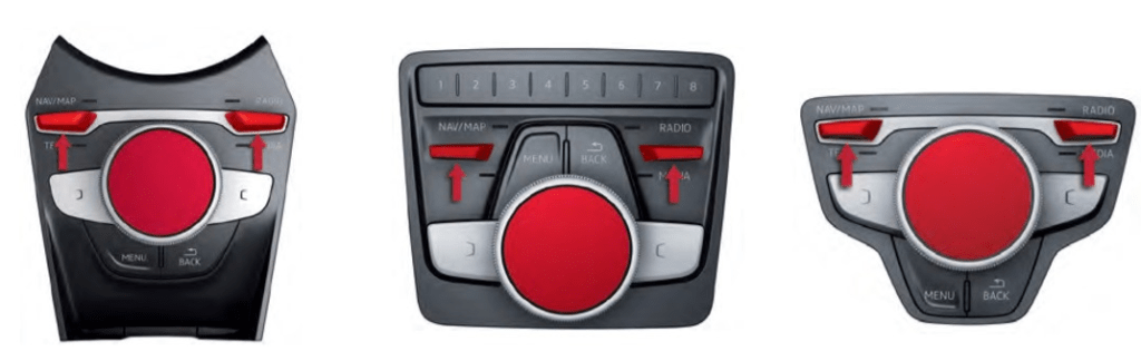 audi a3 system reset key combination